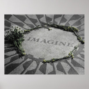 Lennon minnesmärke poster
