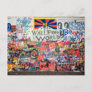 Lennon Wall (Prag, Tjeckien) vykort
