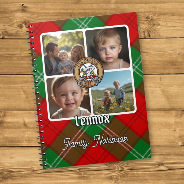 Lennox familjefotokollage anteckningsbok (Skapare uppladdad)