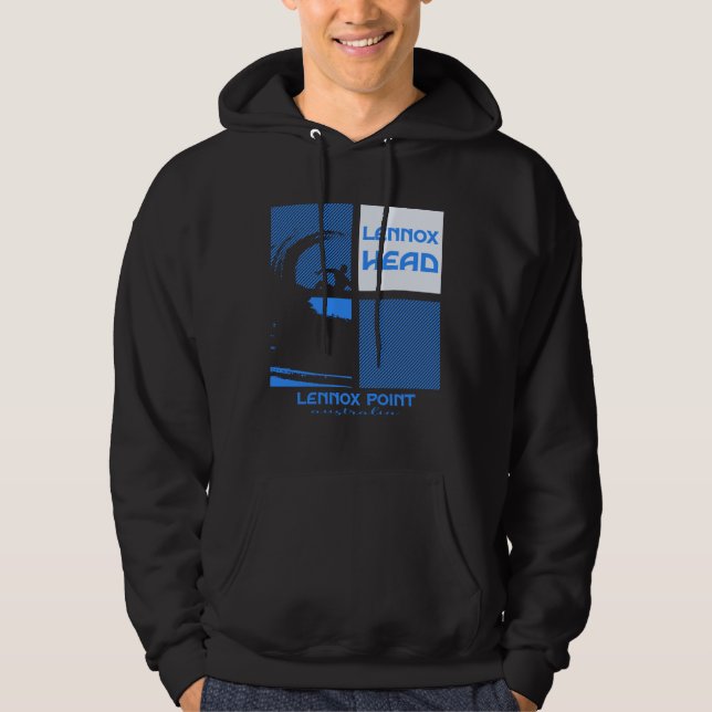 Lennox Head Australien Lennox Point Blue  Hoodie (Framsida)