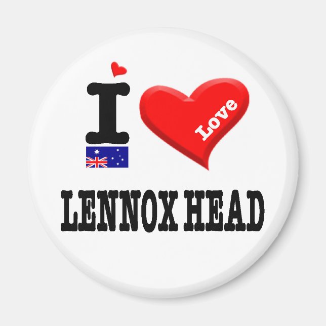 LENNOX HUVUD - I Kärlek Magnet (Framsidan)