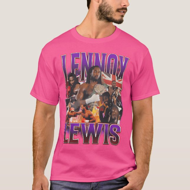 Lennox Lewis Vintage T Shirt (Framsida)