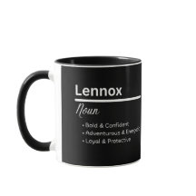 Lennox Pojknamn Definition Personlig Mugg