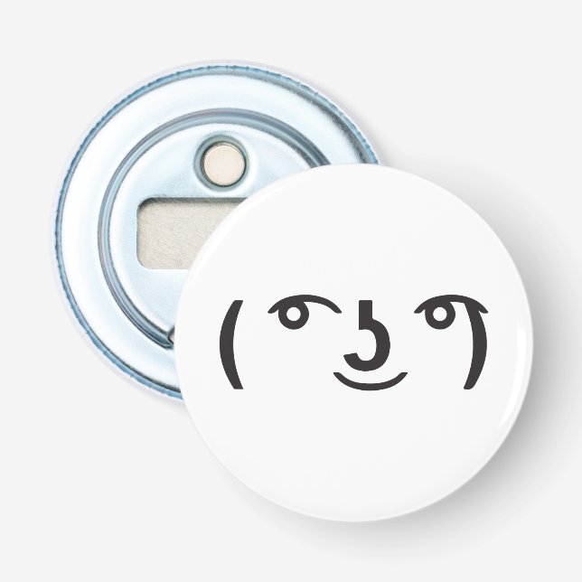 Lenny face-memes ( ͡° ͜ʖ ͡°)  text emoji flasköppnare (Framsidan)