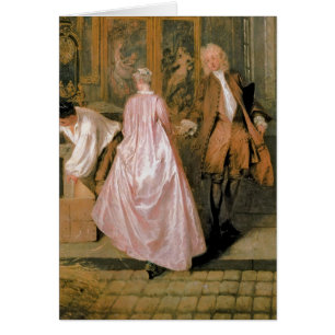 L'Enseigne de Gersaint, 1720 Hälsningskort