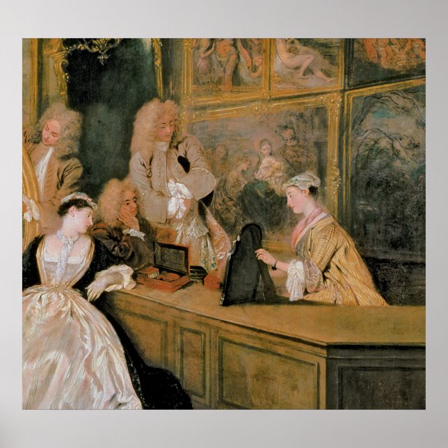 L'Enseigne de Gersaint 1720 Poster (Framsidan)