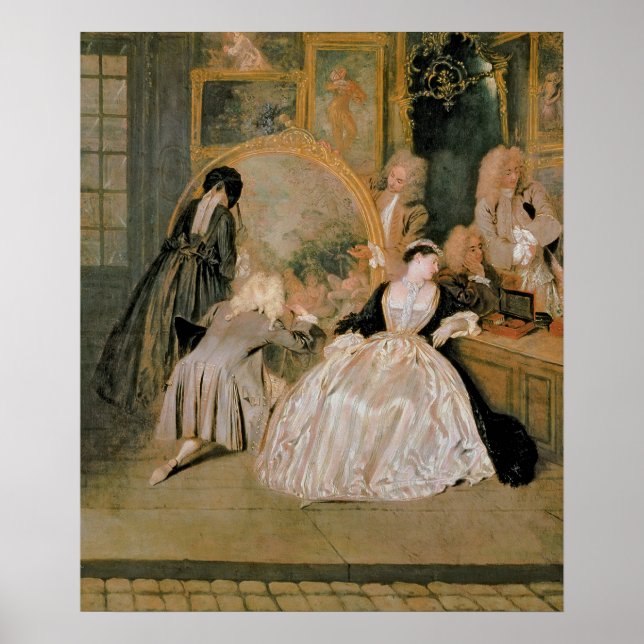 L'Enseigne de Gersaint 1720 Poster (Framsidan)