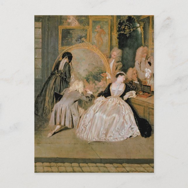L'Enseigne de Gersaint, 1720 Vykort (Framsida)