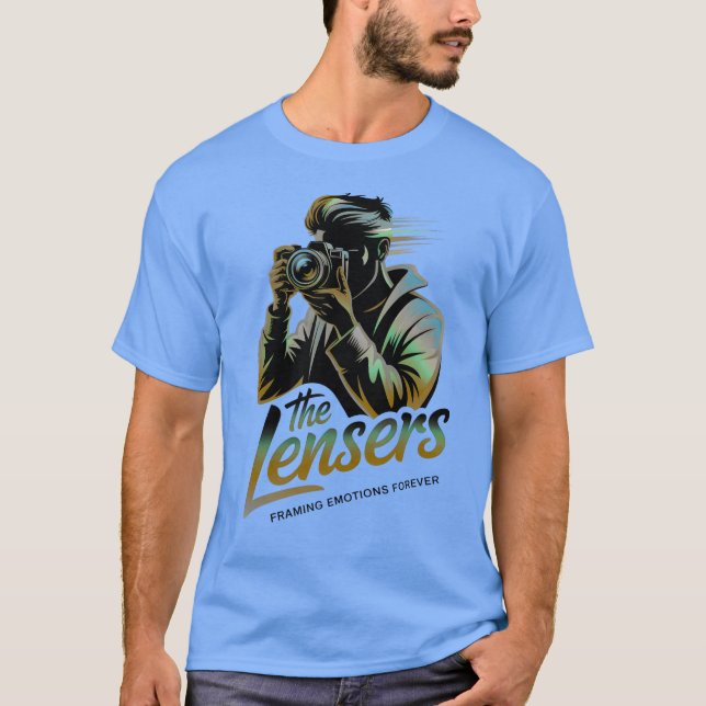 Lensers Fotograf Siluett | Bildkomposition Känslor T Shirt (Framsida)