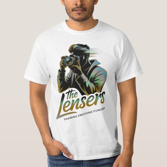 Lensers Fotograf Siluett | Bildkomposition Känslor T Shirt (Framsida)