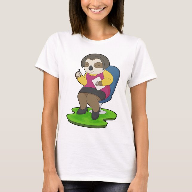 Lent Sekretess Papperskontor T Shirt (Framsida)