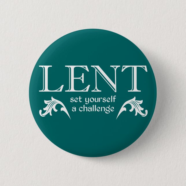 Lent - Ställ in dig själv på en utmaning Knapp (Framsida)