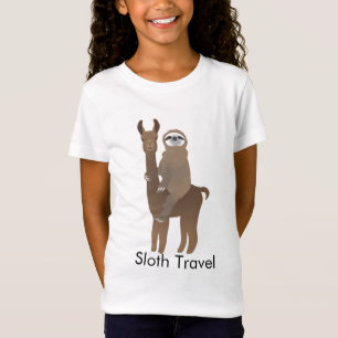 Lent Travel på en Lama T Shirt