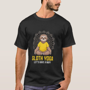 Lent Yoga Låt Oss Ta En Tupplur Rolig Grafik T Shirt