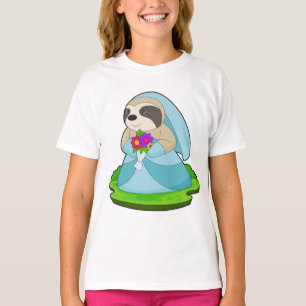 Lentbrud Bukett Bröllop T Shirt