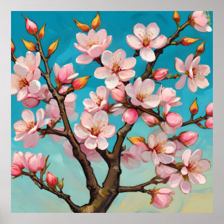 Lente Bloesemontwaking Poster