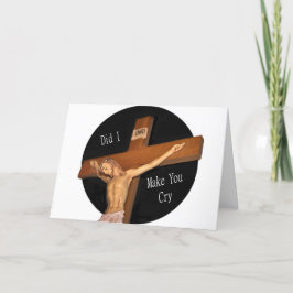 Lenten hälsningkort för askonsdagen kort