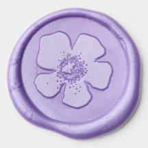 Lenten Ro Blommigt Vax Seal Sticker