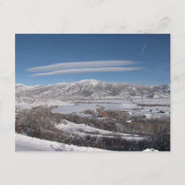 Lenticular Clouds Vykort (Framsida)