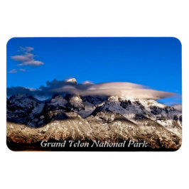 LENTIKULÄRA NEDLÄGGNINGAR ÖVER GRANDTETONMOUNTAINE MAGNET