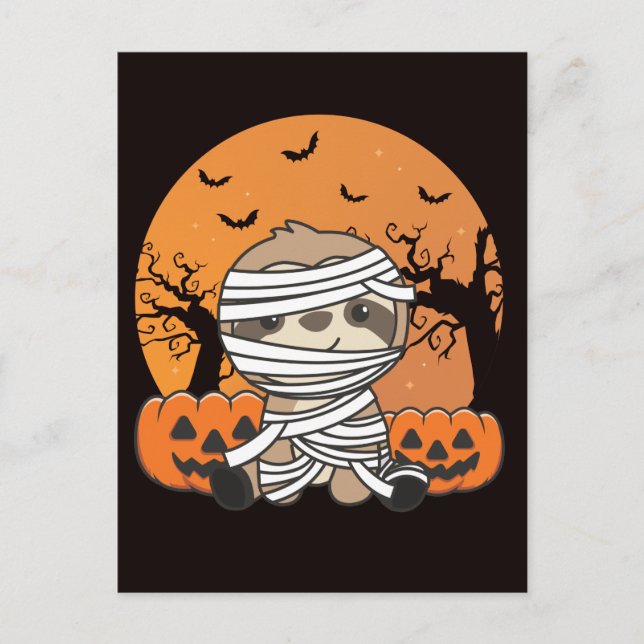 Lentmummapumpa Lentor Glad Halloween Helgdag Helg Vykort (Framsida)