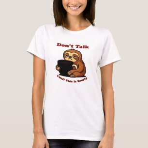 Lentodsläge Tala Inte Förrän Denna Kaffe Är Borta! T Shirt
