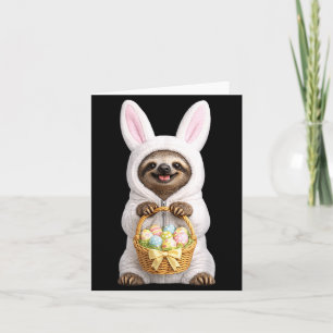 Lenträd som bär påskbunny rolig söt kostym kort