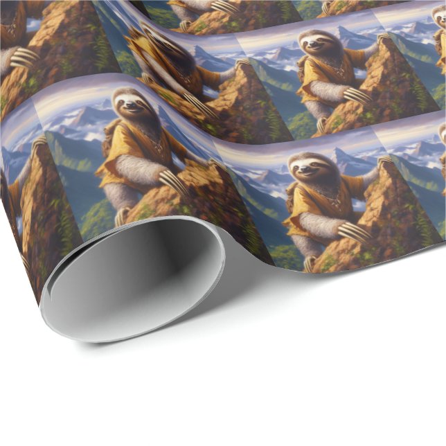 Lenträdsklättring Presentpapper (Rullad Hörn)