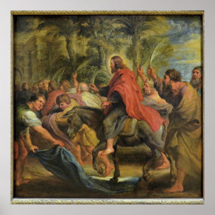 L'Entrée du Jesus à Jérusalem Poster