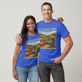 Lentvägskoller på dovhjortsvägen - Rockwell-inspir T Shirt