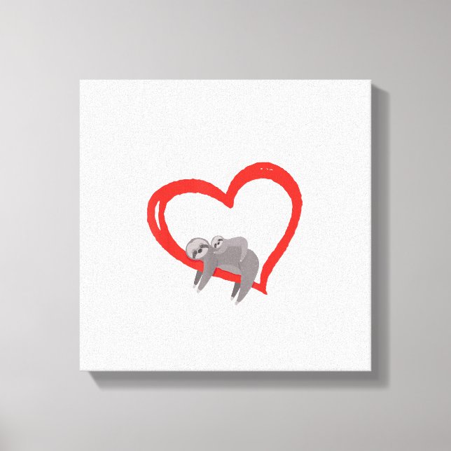 Lentvalentinsdag, Kvinnors Lentar Valentinsdag  Canvastryck (Framsida)