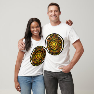 Leo 2026 Zodiac Mandala | Lion Fire Sign Astrology T Shirt