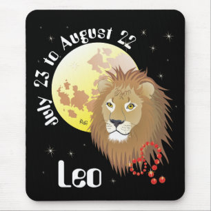 Leo 23-22 augusti Mouse Pad Musmatta