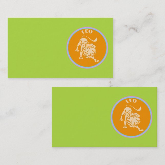 Leo Affärskort Visitkort (Fram/baksida)