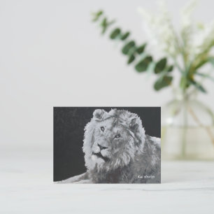 Leo, afrikansk Lejon, Animal Bokmärken Anteckningskort