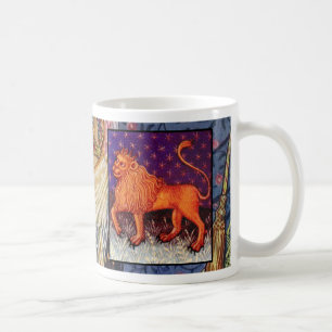 Leo Ancient Zodiac Sign Astrology Coffee Kopp/Mugg Kaffemugg