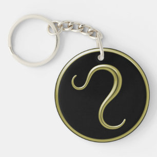 Leo astrologiskt symbol Keychain