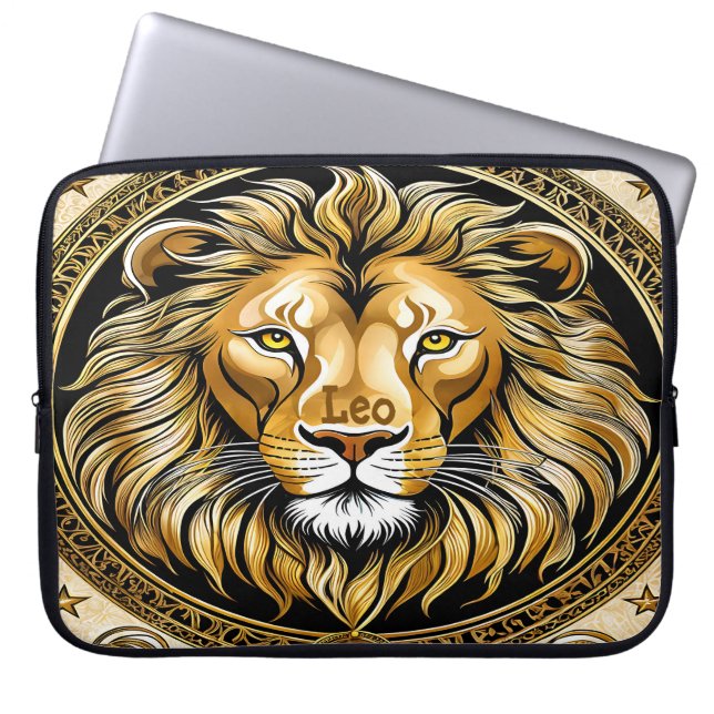 Leo Astrology Laptop Fodral (Framsidan)