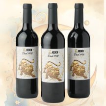 Leo Astrology Pappa Vin etikett