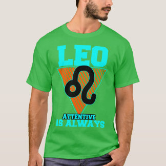 Leo Attention as Alltid T Shirt