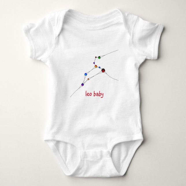 Leo babyBodysuit Tee Shirt (Framsida)