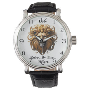 Leo Birth Sign, Lejon, föreskriven av hjärtat. Armbandsur