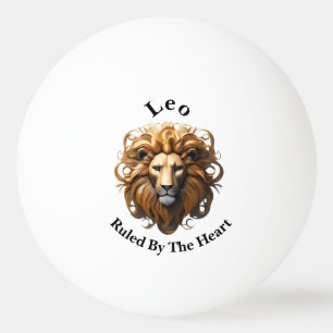Leo Birth Sign, Lejon, föreskriven av hjärtat. Pingisboll