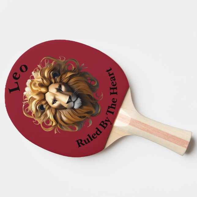 Leo Birth Sign, Lejon, föreskriven av hjärtat. Pingisracket (Sidan)