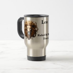 Leo Birth Sign, Lejon, föreskriven av hjärtat. Resemugg