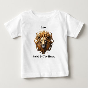 Leo Birth Sign, Lejon, föreskriven av hjärtat. T Shirt