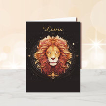 Leo Birthday Zodiac signerar juli till augusti