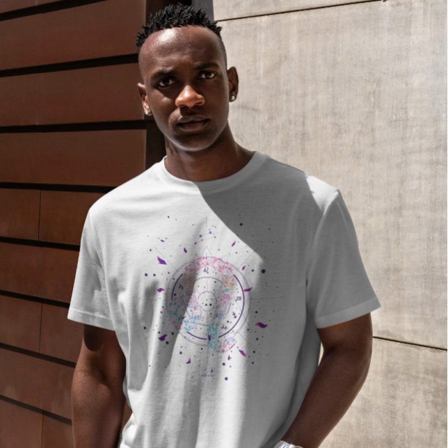 Leo Blommigt Zodiac-tecken T Shirt (Skapare uppladdad)
