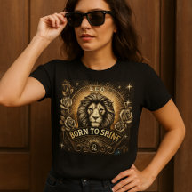 Leo "Born to Shine" T-Shirt