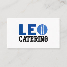 Leo catering visitkort
